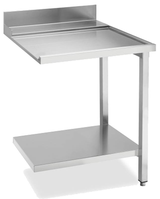 KBS Ablauftisch Breite 70cm mit Grundboden, Anbau rechts