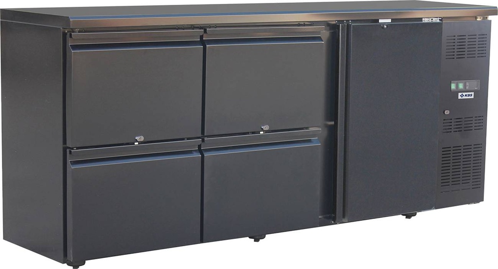 KBS Backbar BB 204 mit vier Schubladen und einer Volltür