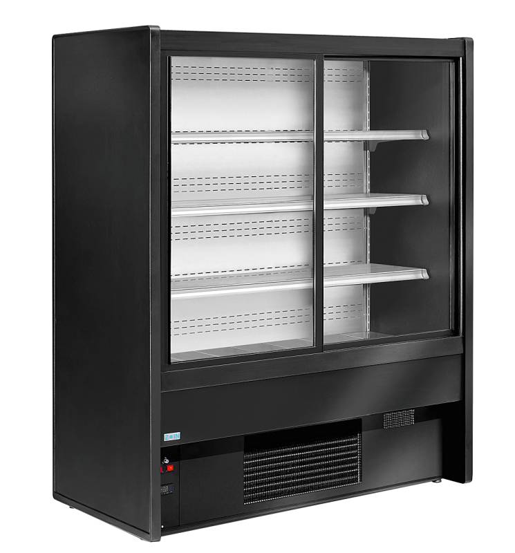 KBS Wandkühlregal Dilara 120 mit Schiebetüren selbstschließend