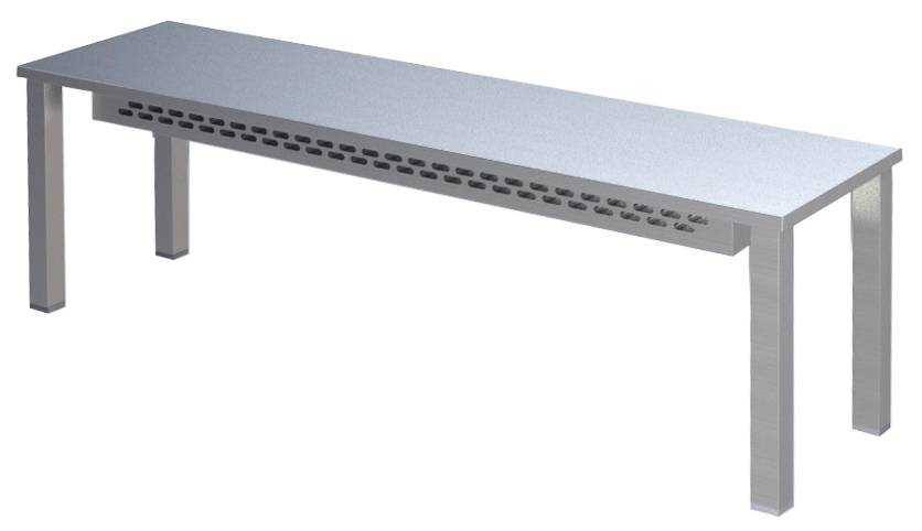 KBS Aufsatzbord 1 Etage Breite 120cm mit Wärmemodul