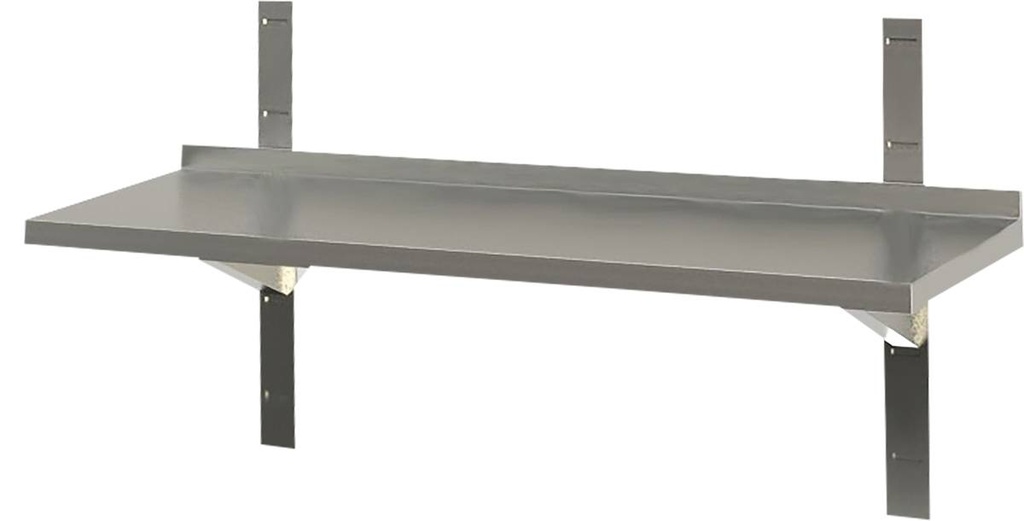 KBS Wandbord 1 Boden mit Aufkantung B 180cm x T 40cm