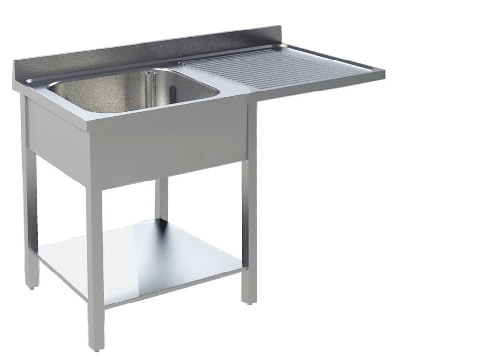 KBS Spülcenter 1 Becken links Breite 140cm
