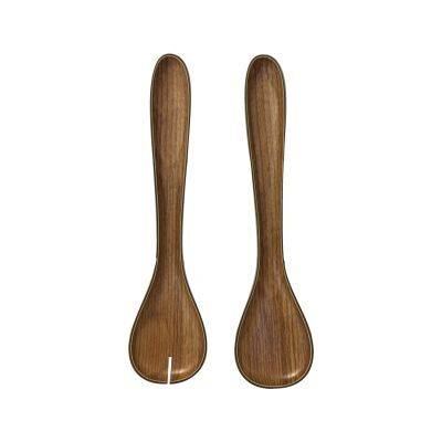 Servierbesteckset 2-teilig Buffet, braun