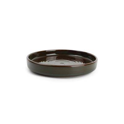 Teller Munduk aus Porzellan, Ø 17,5 cm, H 2,5 cm, grün
