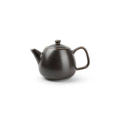 Teekanne Ceres aus Porzellan, 50 cl, schwarz
