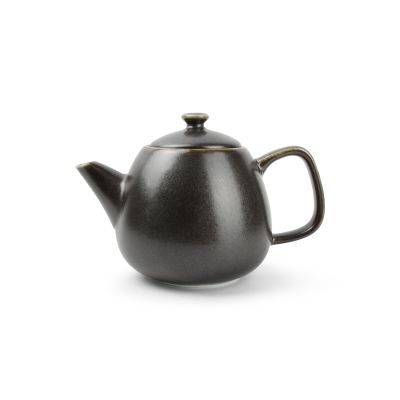 Teekanne Ceres aus Porzellan, 80 cl, schwarz