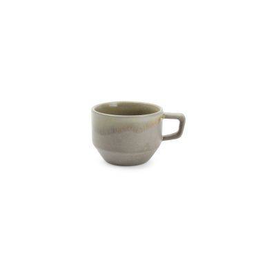 Mokkatasse Structo aus Porzellan, 8 cl, braun