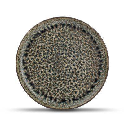 Teller Smaragd Oxido aus Porzellan, 28,5 cm