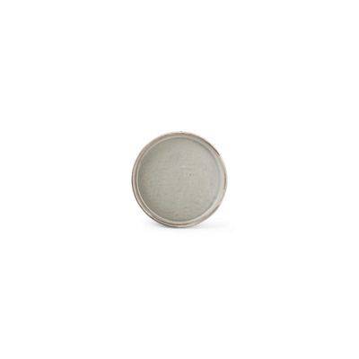 Teller Ceres aus Porzellan, Ø 13,5 cm, H 2 cm, grau
