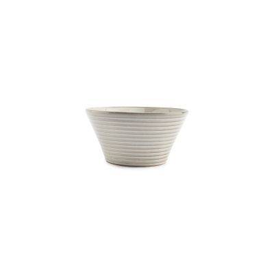 Schüssel konisch Line aus Porzellan, ø 18 cm, H 9 cm, grau