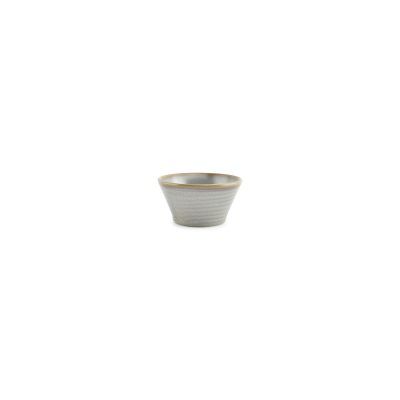 Schüssel konisch Line aus Porzellan, ø 10 cm, H 5 cm, grün