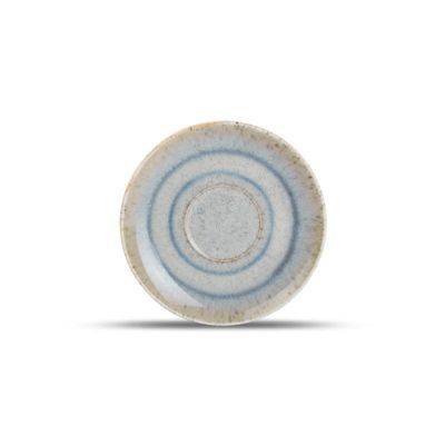 Untertasse Cado aus Porzellan, 13,5 cm, blau