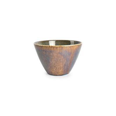 Schüssel konisch Cirro aus Porzellan, ø 12 cm, H 7,5 cm, grün