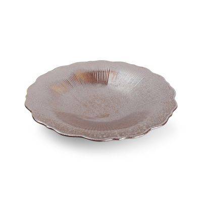 Tiefer Teller bronze Floret, 28 × 13 × 4,5 cm