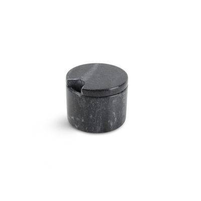 Zuckerdose Marmor Pura, ø 7,5 cm, H 5,5 cm, schwarz
