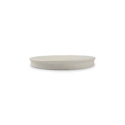 Servierplatte Roche aus Porzellan, ø 21,5 cm, H 2 cm, weiß