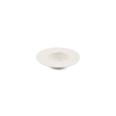 Tiefer Teller Arte aus Porzellan, 20 × 10 × 4,5 cm, weiß