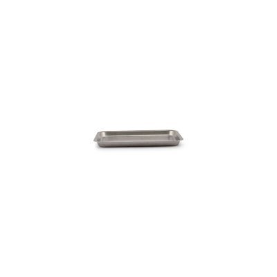 Serviertablett, Serve aus Edelstahl, 19 × 14 × 1,5 cm