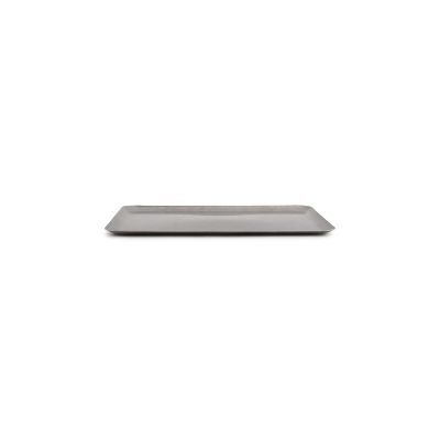 Serviertablett Serve aus Edelstahl, 30 × 20 × 1 cm