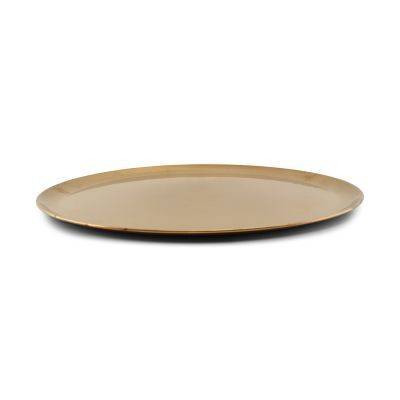 Serviertablett antikgold Serve aus Edelstahl