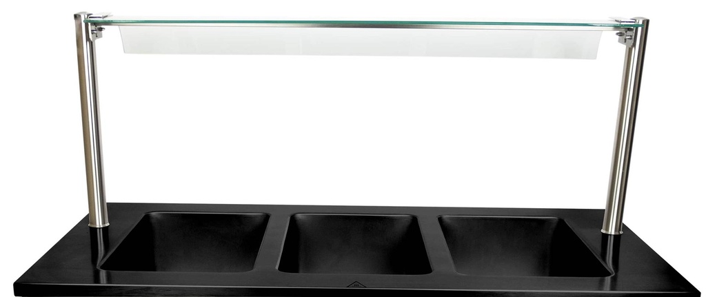 SARO Spuckschutzwand zum Bain Marie Trolley BTS-3