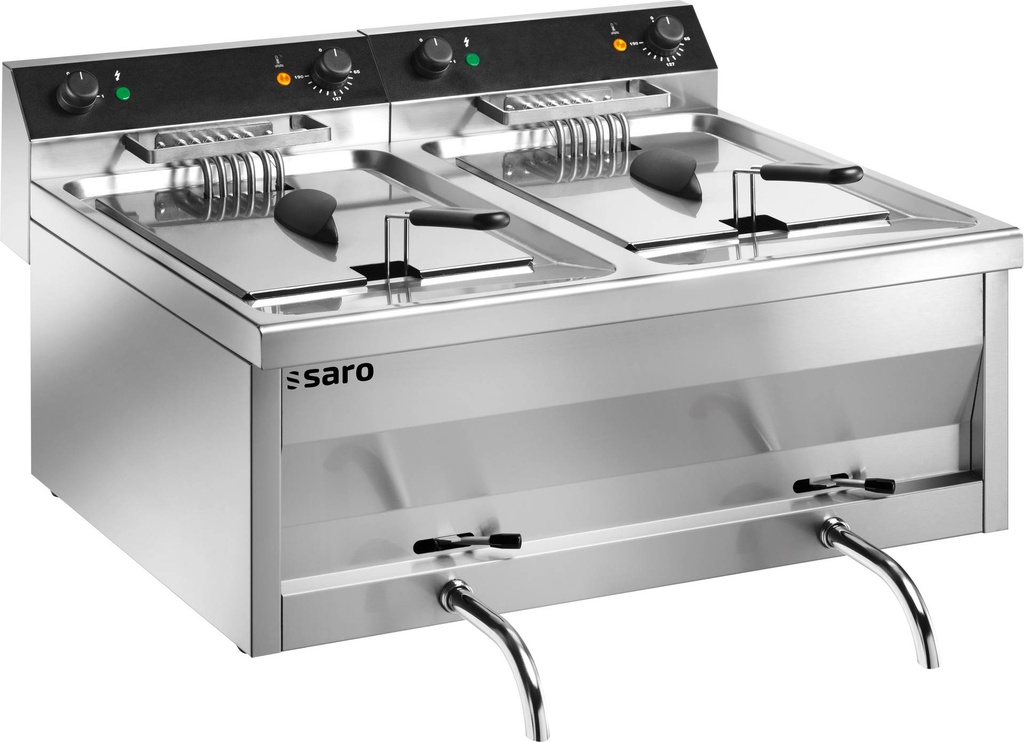 SARO Fritteuse Tischmodell GASTROLINE 12+12V