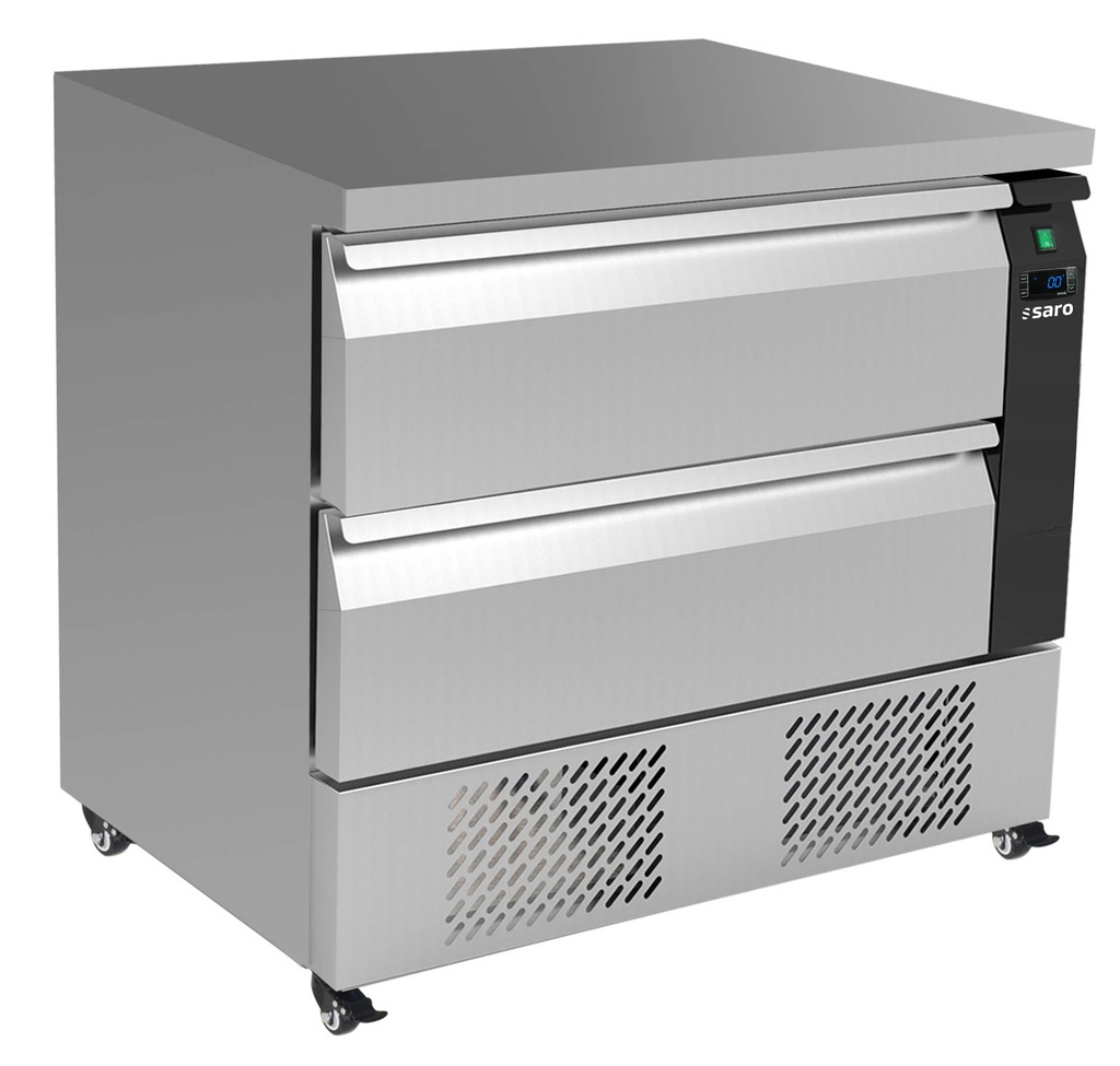 SARO Kühlschrank, 2 Schubladen, Modell DRAW 3SK