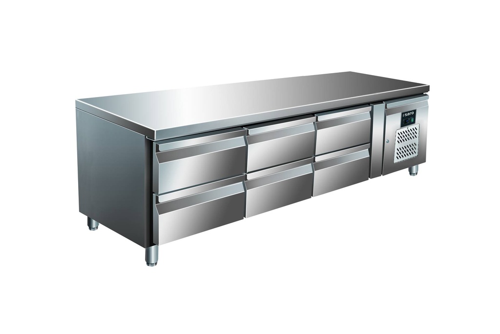 SARO Unterbaukühltisch, 3x2 Schubladen, UGN 3160 TN