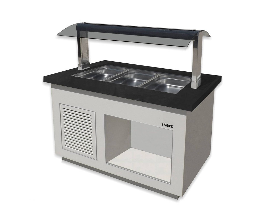 SARO Salatbar für 3x 1/1 GN, PREMIUM LINE SB-K130 weiß
