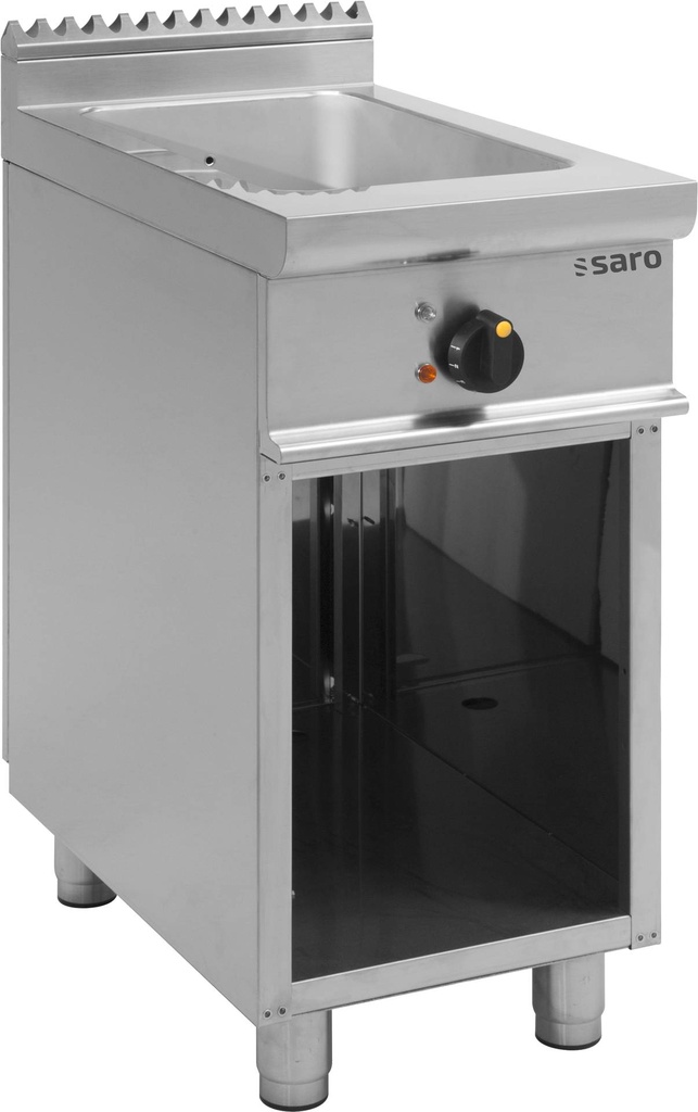 SARO Bain Marie mit offenem Unterbau, Modell E7/BME1BA