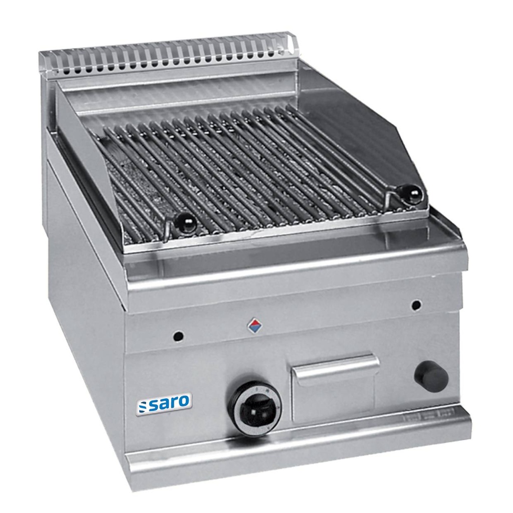 SARO Lavasteingrill, Auftisch, 400x600, Modell GPL46