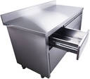 SARO Schiebetürenschrank, 3 Schubl.,Aufkant.,1600x700mm