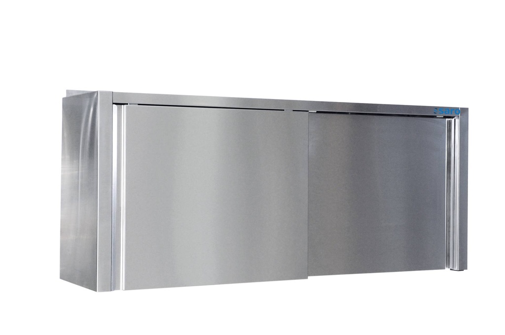 SARO Edelstahlhängeschrank - 400mm Tiefe, Breite 1400mm