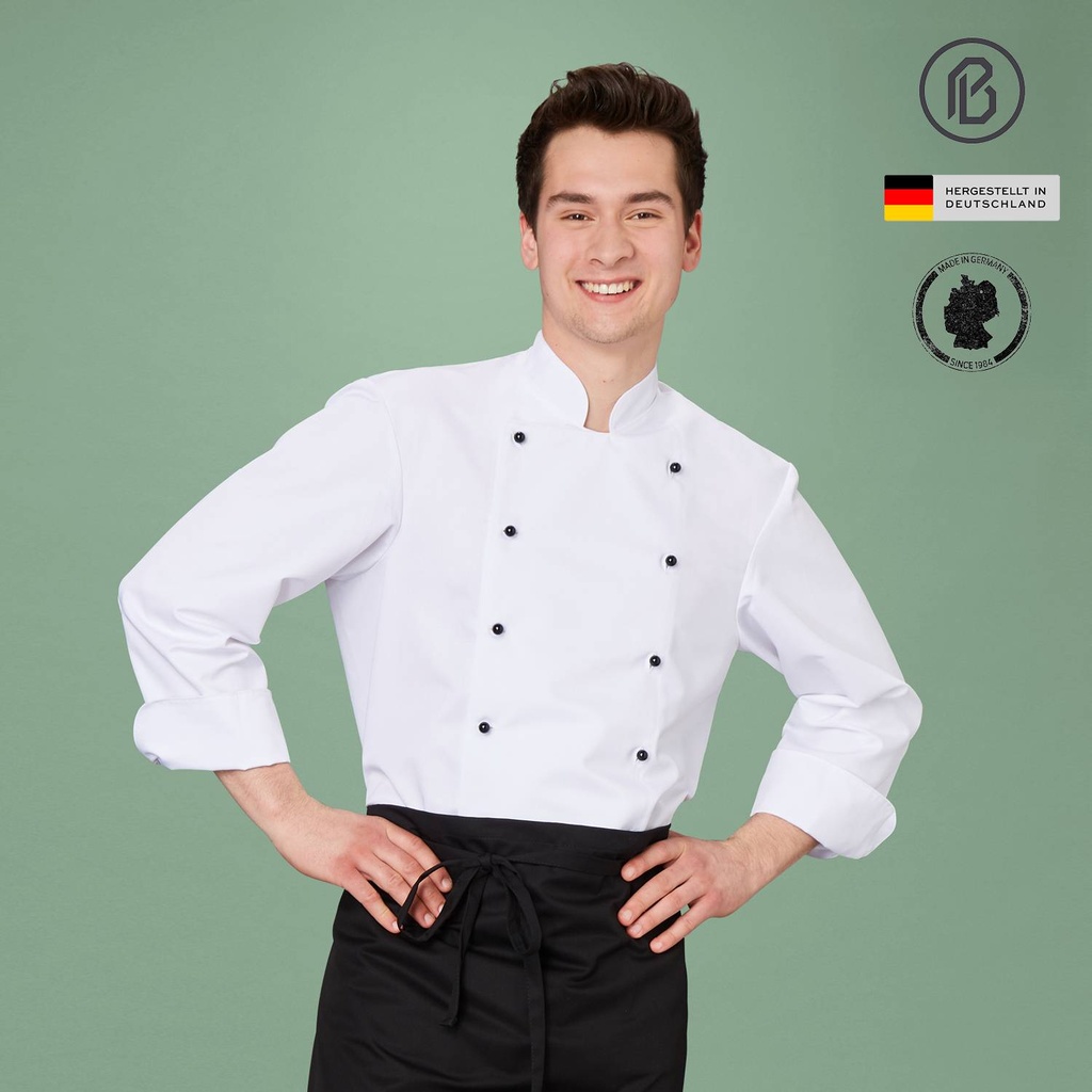 Buran-Classic Kochjacke, weiß