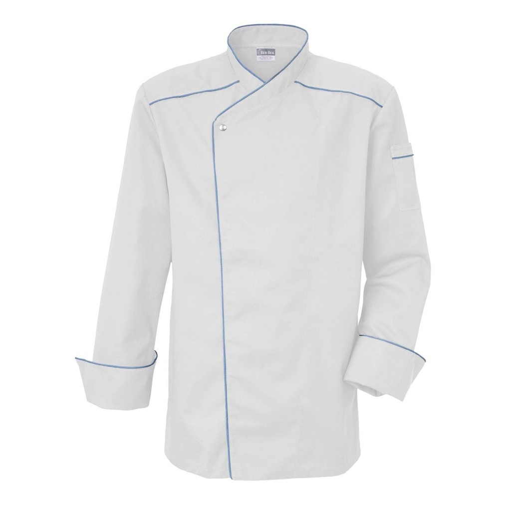 Chef-Magnum, weiße Herren-Kochjacke