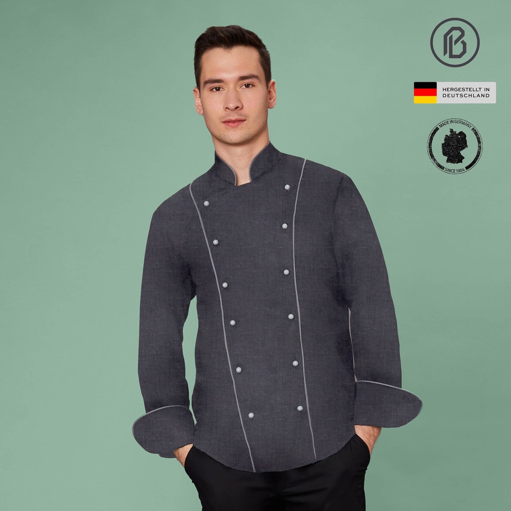 Treck-Carlo, farbige Kochjacke