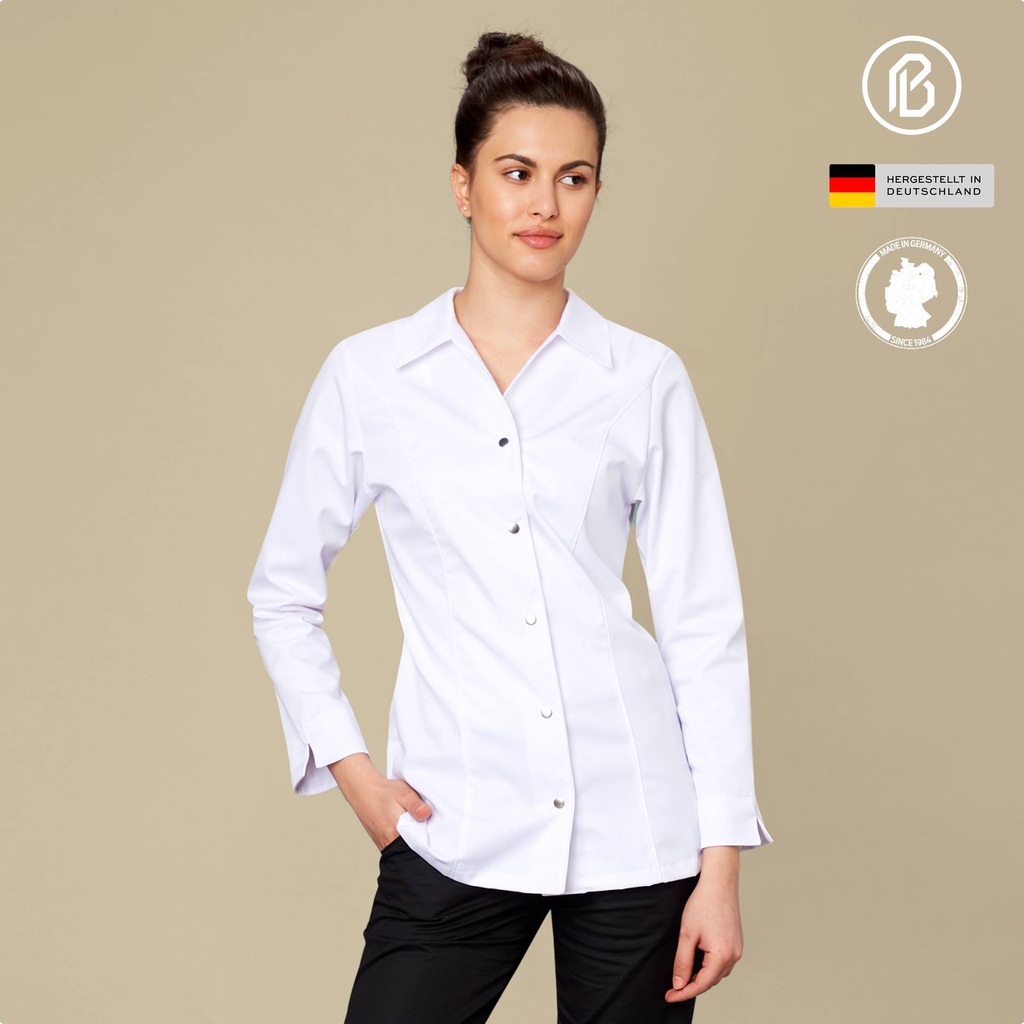 Soft-PIA, weiße Kochbluse