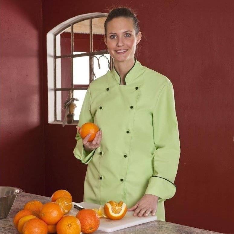 Prisma-Clarissa, Damenkochjacke in 4 Farben