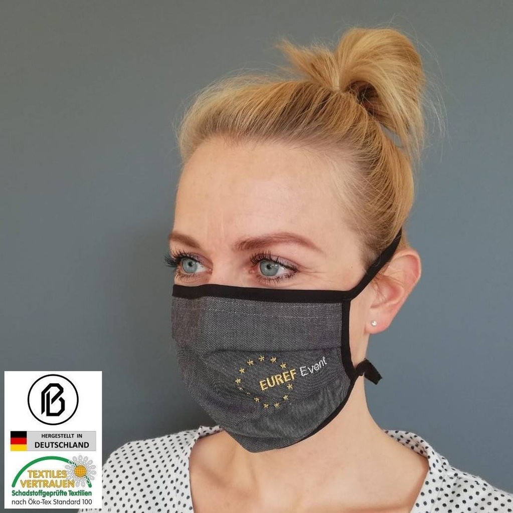 Community-Maske mit Logo-Stickerei