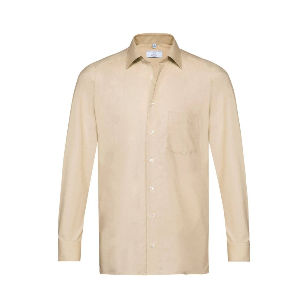 Basic-Hemd, taupe