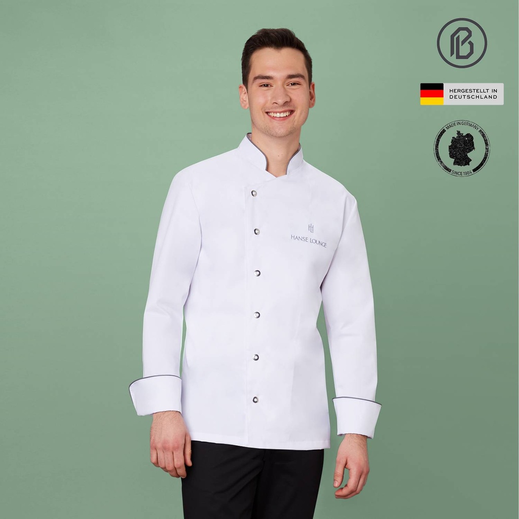 MONATSANGEBOT Herren-Kochjacke Fifty-Anton, weiss