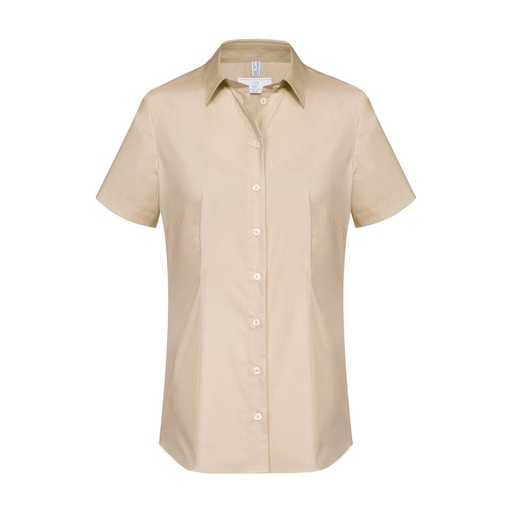 Basic-Bluse, beige