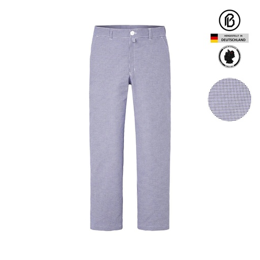 Kochhose Regular Nr.01 Blau-Weiss-Pepita