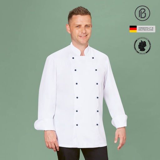 Leicht-Classic Kochjacke, weiß