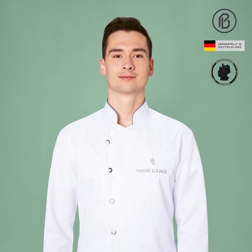 Herren-Kochjacke Soft-Anton, weiss