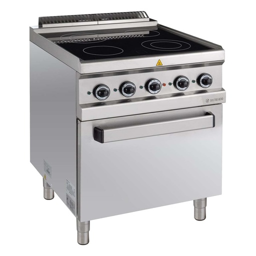 Ceranherd Serie 700 - 70/70 mit Elektrobackofen - 13,9 kW