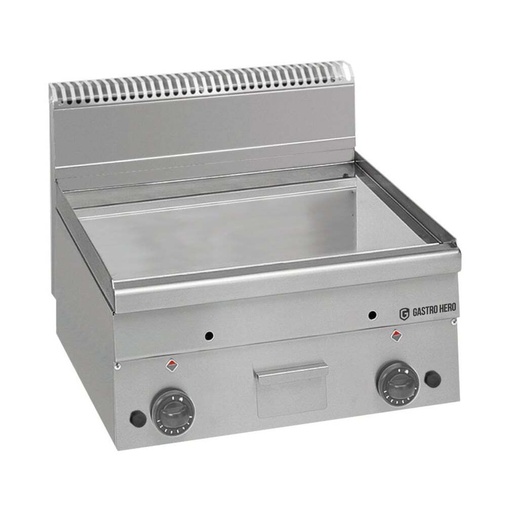 Gas-Grillplatte Serie 600 - 60/60 - glatt, verchromt - Tischgerät - 10,2 kW