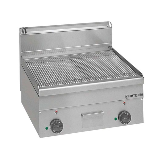 Elektro-Grillplatte Serie 600 - 60/60 - gerillt - Tischgerät - 7,5 kW