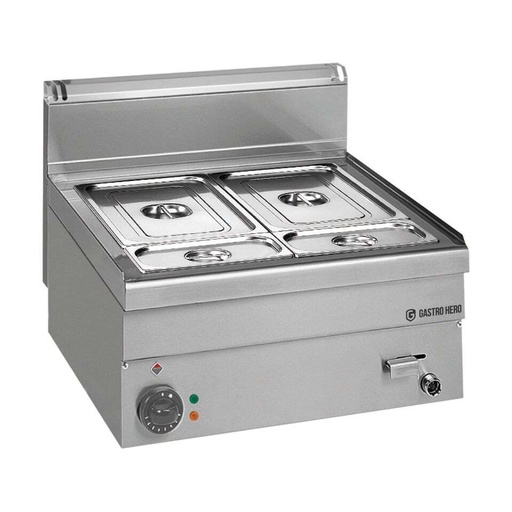 Elektro Bain-Marie Serie 600 - 60/60 - GN 1/1+1/4+1/4 - Tischgerät - 3,06 kW
