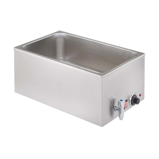 2 x Bain-Marie ECO GN 1/1 - 150 mm, mit Ablasshahn